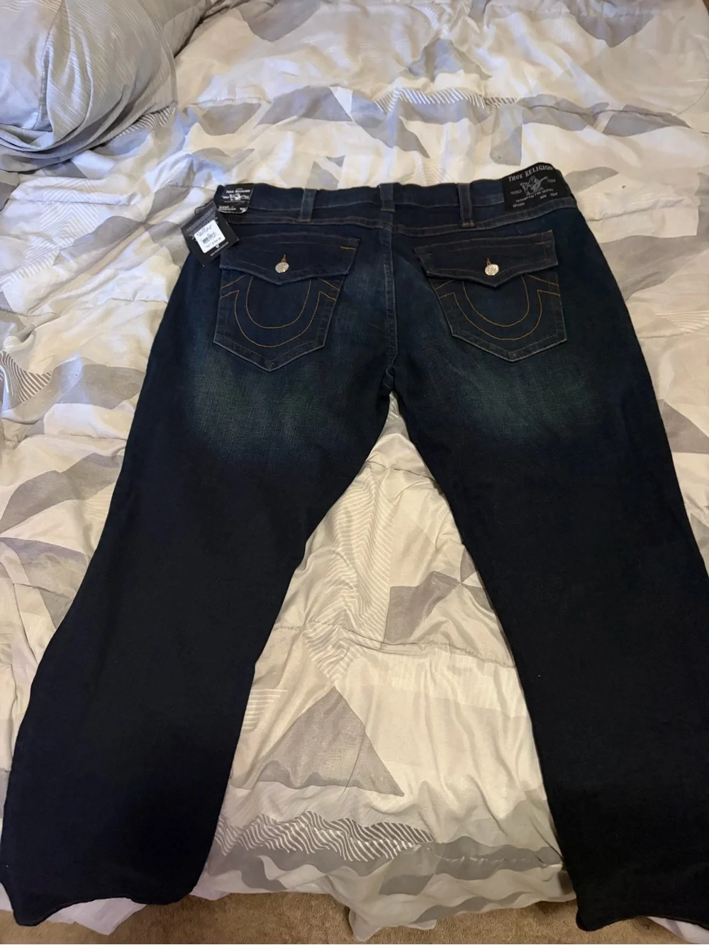 Brand New True Religion Dark Indigo Boot Cut Jeans